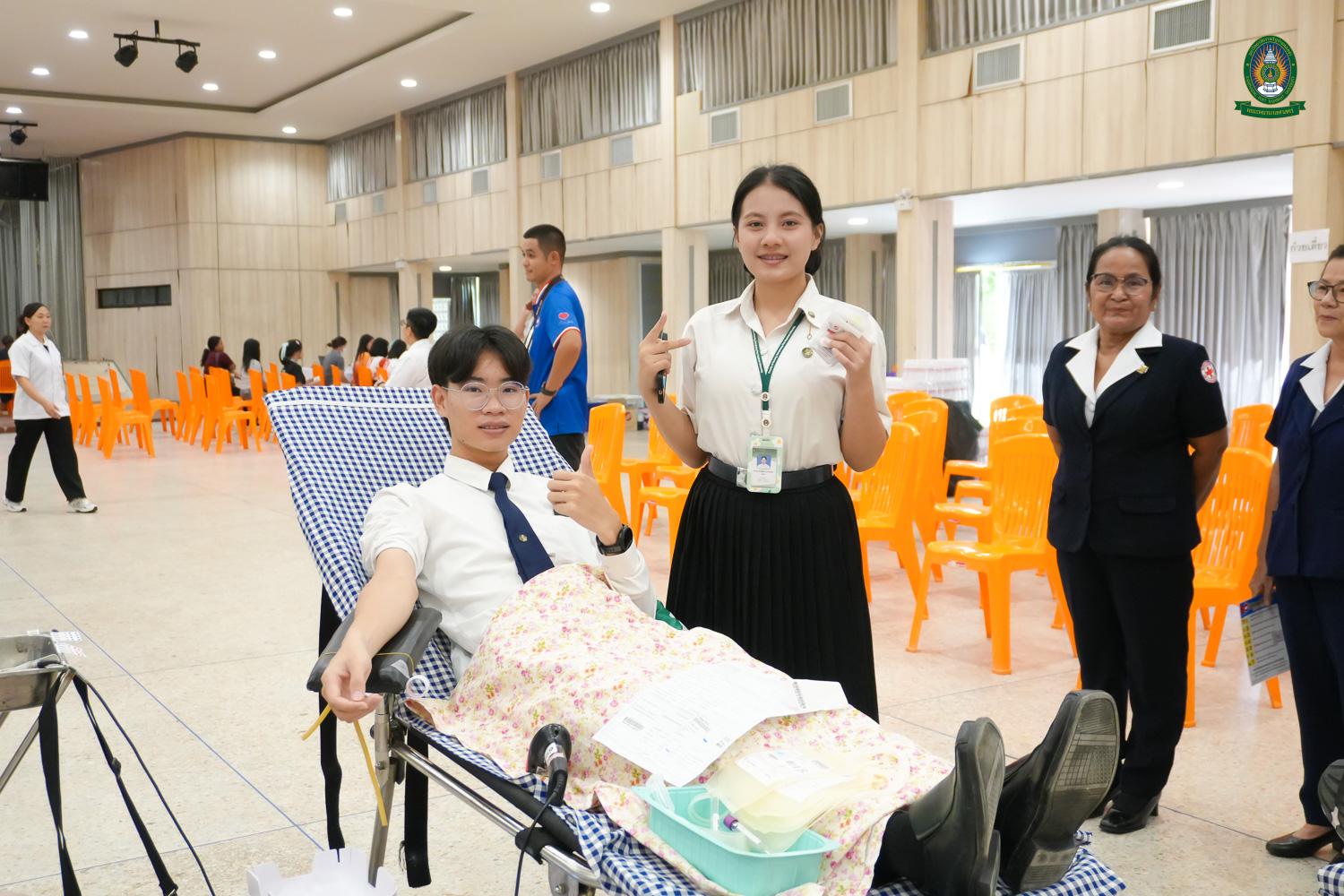 9. โครงการ "ราชภัฏร่วมจิต บริจาคโลหิตต่อชีวิตเพื่อนมนุษย์ ครั้งที่ 12