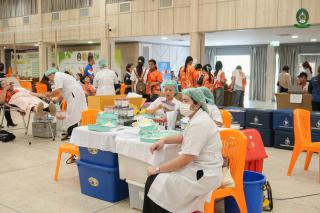 โครงการ "ราชภัฏร่วมจิต บริจาคโลหิตต่อชีวิตเพื่อนมนุษย์ ครั้งที่ 12