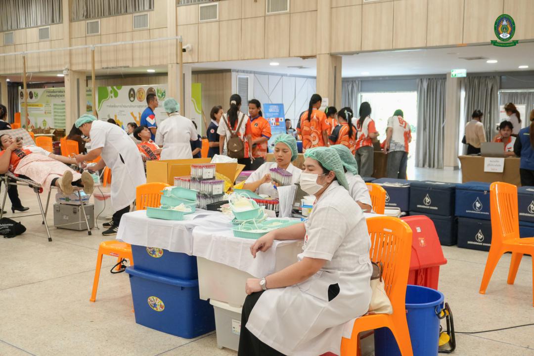 3. โครงการ "ราชภัฏร่วมจิต บริจาคโลหิตต่อชีวิตเพื่อนมนุษย์ ครั้งที่ 12