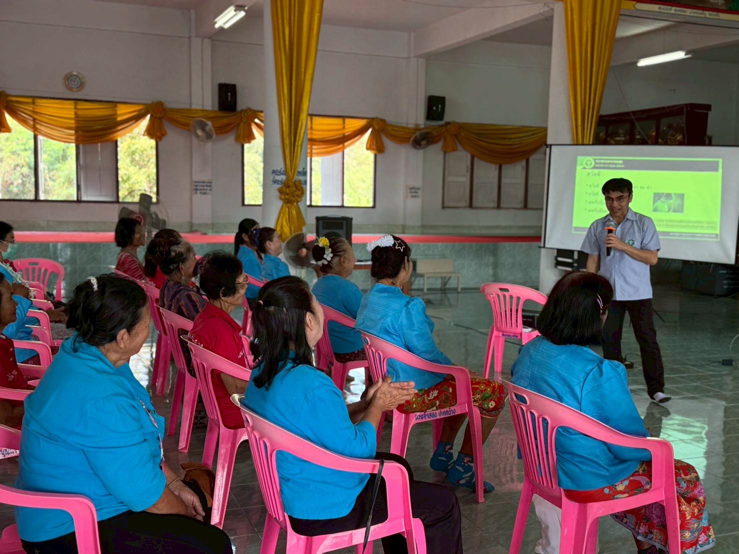 3. อบรมเชิงปฏิบัติการส่งเสริมสุขภาพผู้สูงอายุ ภายใต้โครงการท่าพุทราโมเดล