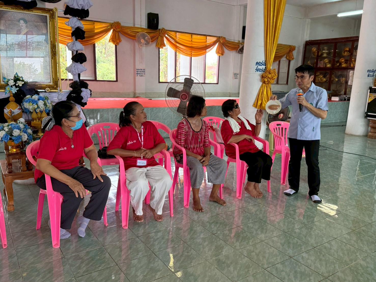 6. อบรมเชิงปฏิบัติการส่งเสริมสุขภาพผู้สูงอายุ ภายใต้โครงการท่าพุทราโมเดล