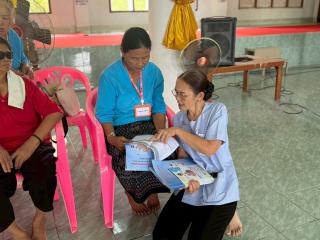 3. อบรมเชิงปฏิบัติการส่งเสริมสุขภาพผู้สูงอายุ ภายใต้โครงการท่าพุทราโมเดล