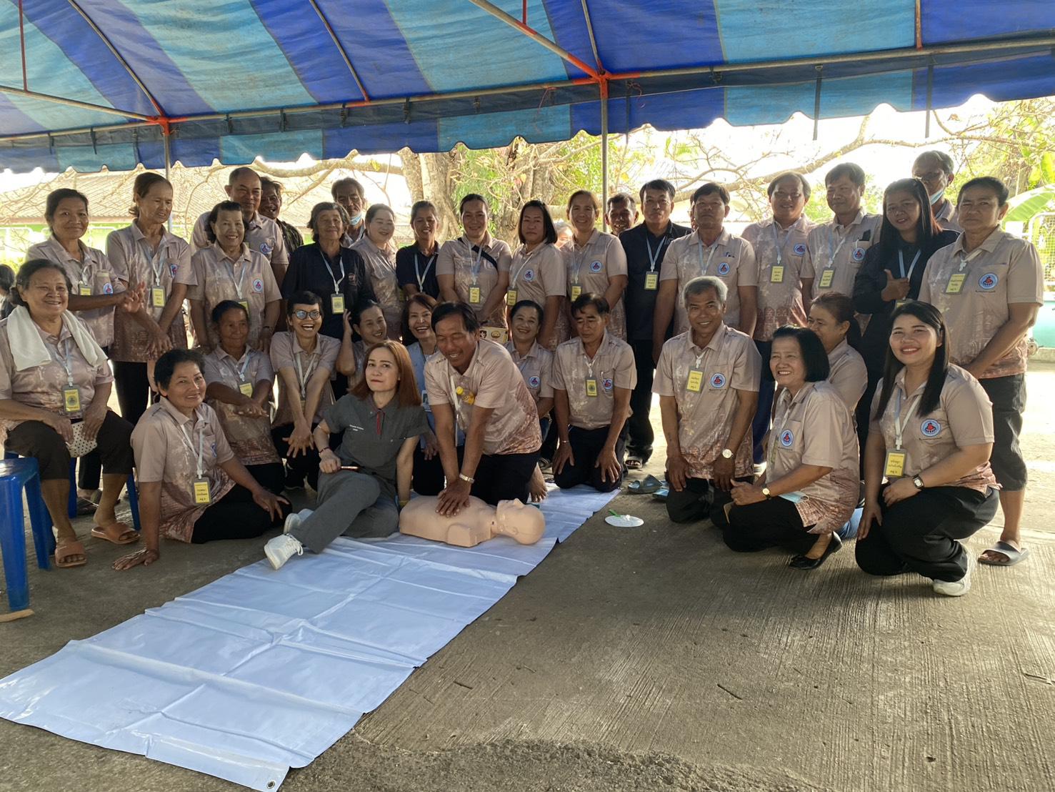 4. กิจกรรมพัฒนาศักยภาพอาสาสมัครสาธารณสุขดูแลผู้ป่วยสูงอายุและโรคไม่ติดต่อเรื้อรังการจัดการภาวะฉุกเฉิน