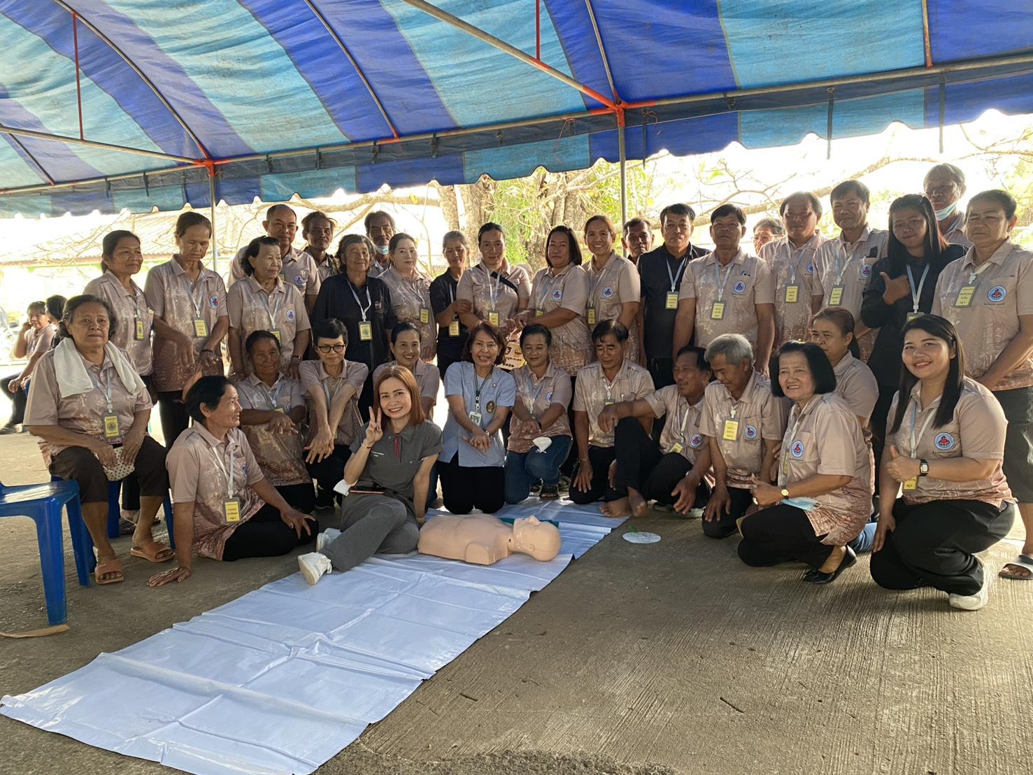 5. กิจกรรมพัฒนาศักยภาพอาสาสมัครสาธารณสุขดูแลผู้ป่วยสูงอายุและโรคไม่ติดต่อเรื้อรังการจัดการภาวะฉุกเฉิน