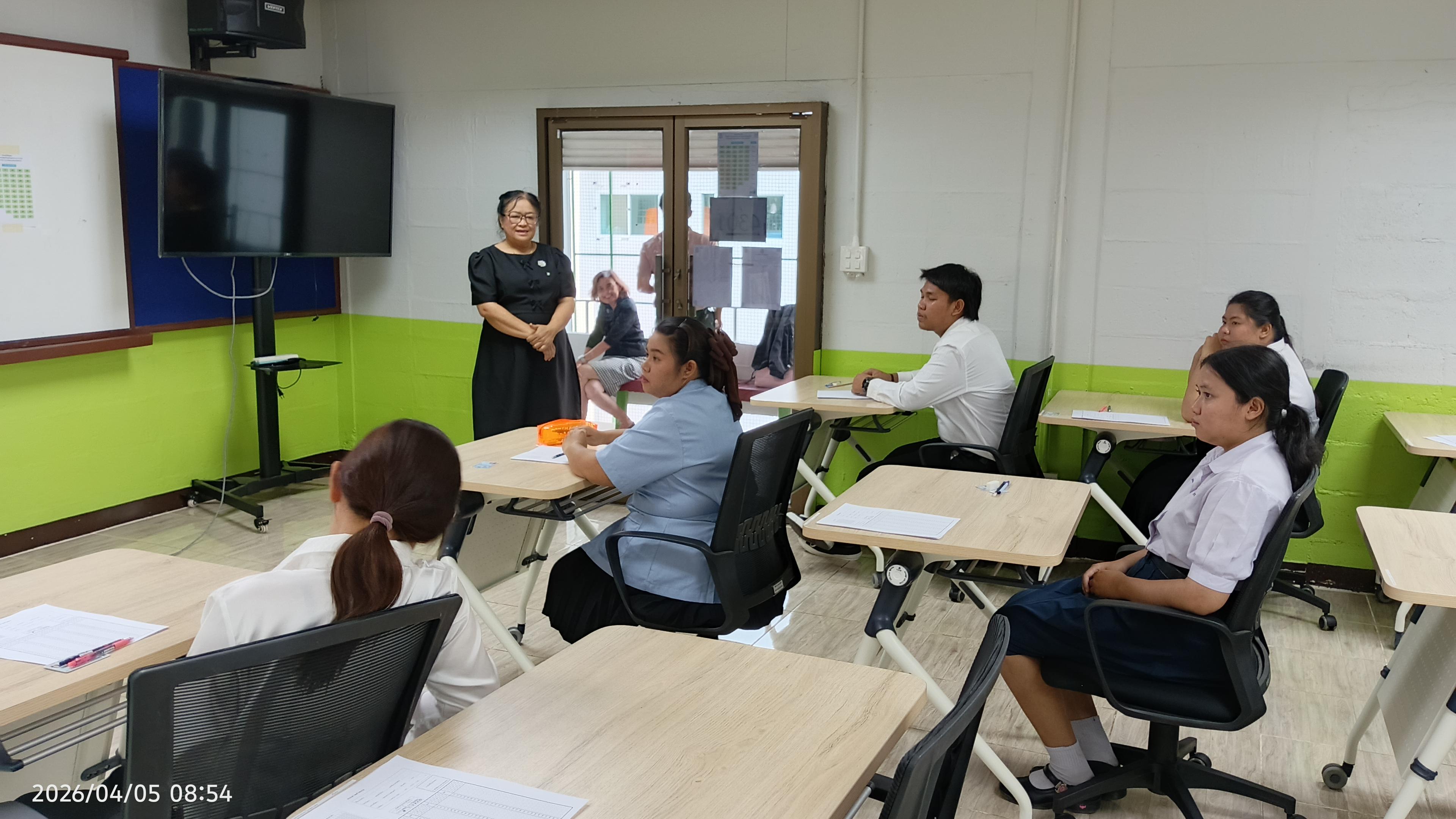 3. สอบวัดความรู้ นักศึกษาผู้ช่วยพยาบาลใหม่ รับรอบที่ 1