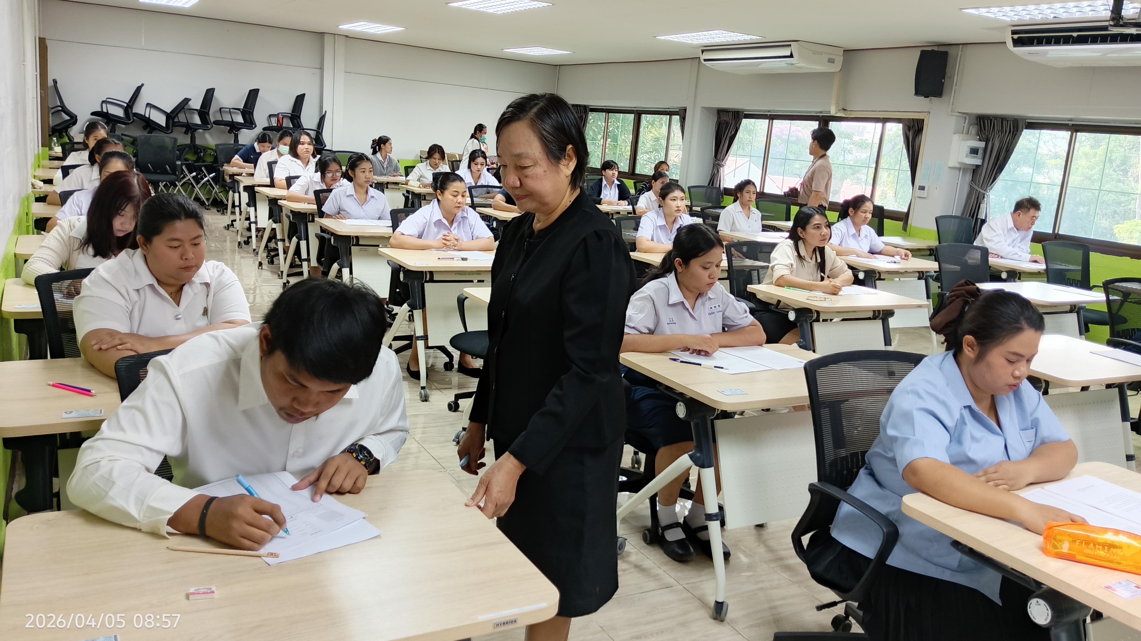 11. สอบวัดความรู้ นักศึกษาผู้ช่วยพยาบาลใหม่ รับรอบที่ 1