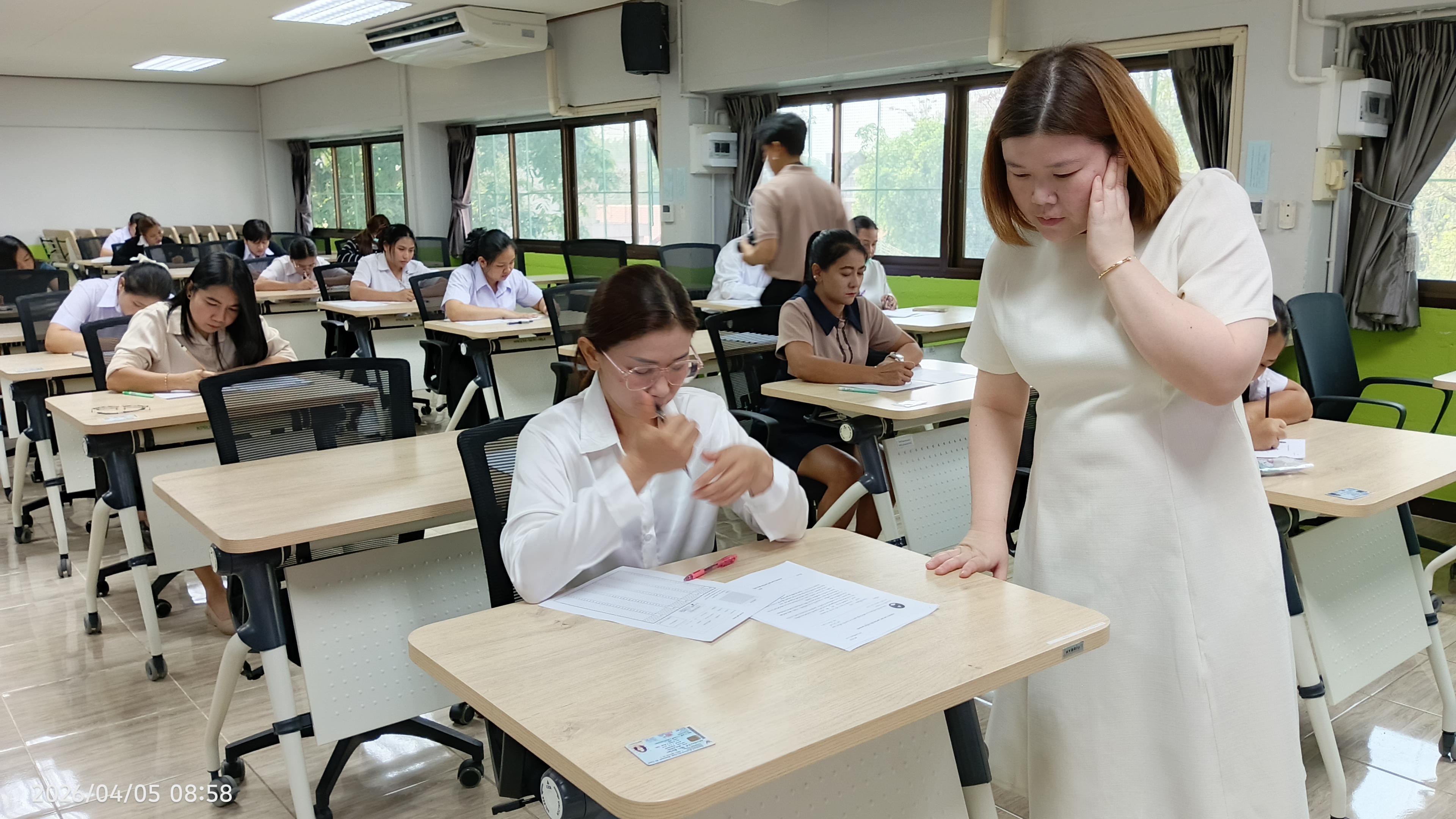 15. สอบวัดความรู้ นักศึกษาผู้ช่วยพยาบาลใหม่ รับรอบที่ 1