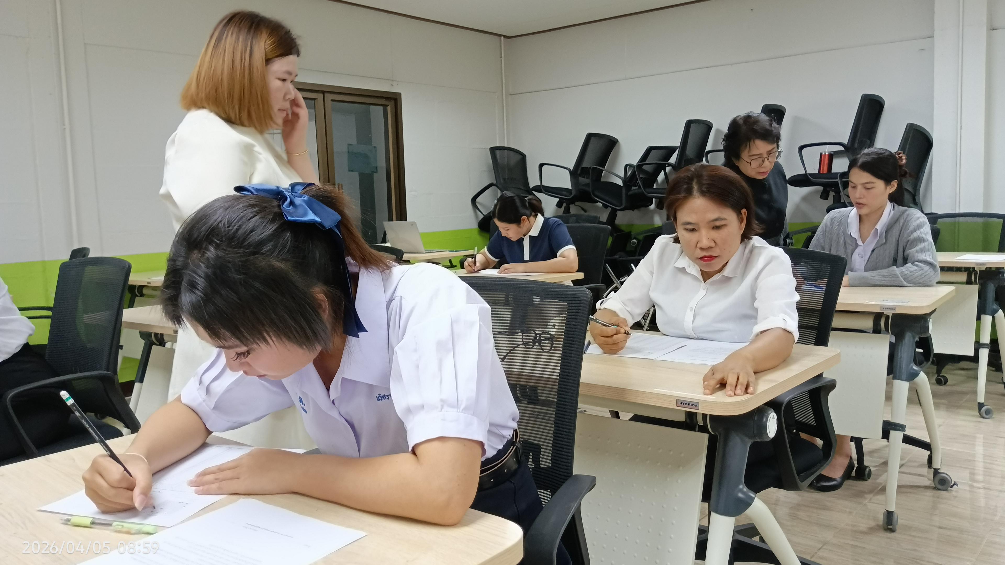 22. สอบวัดความรู้ นักศึกษาผู้ช่วยพยาบาลใหม่ รับรอบที่ 1