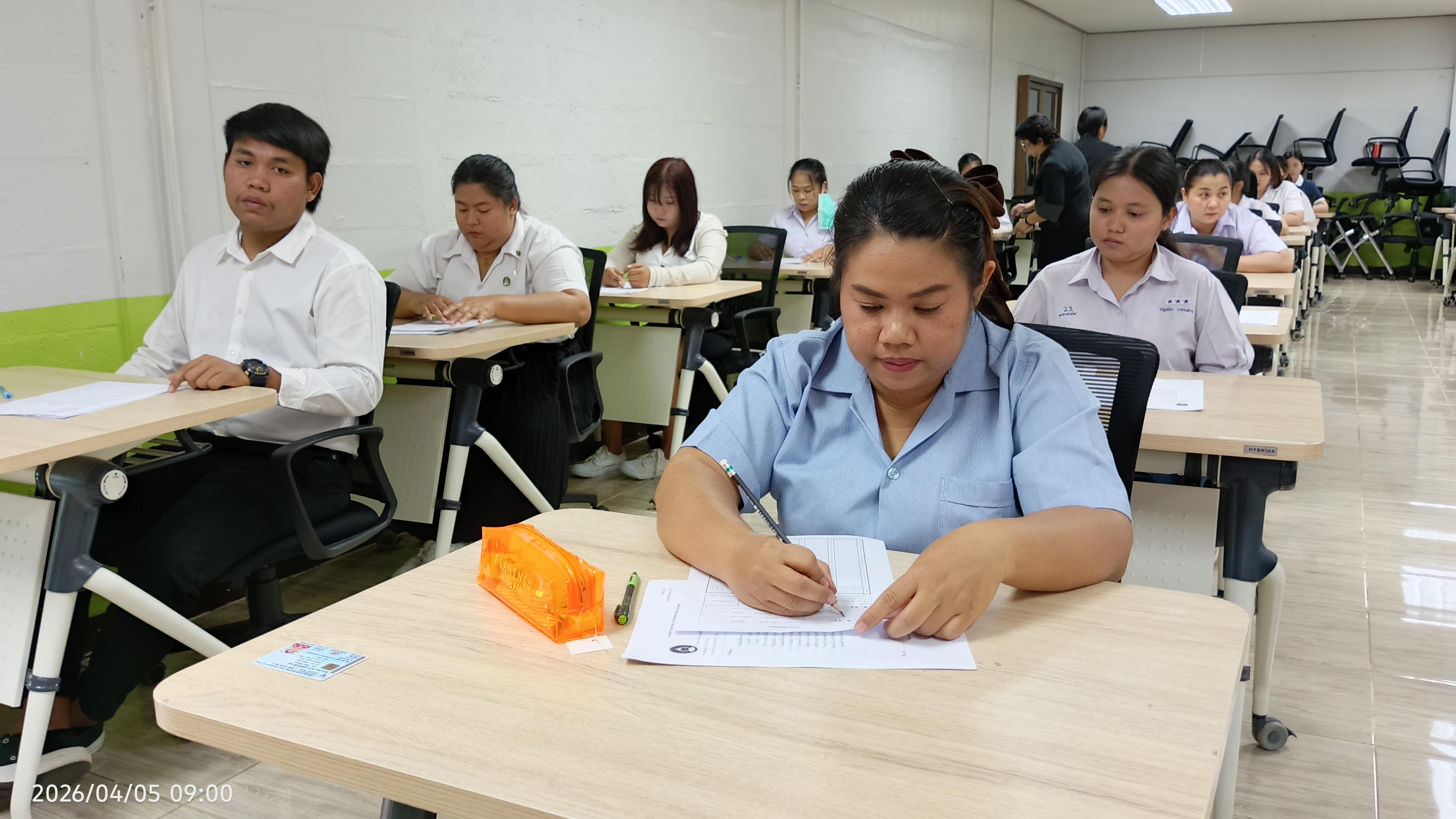 23. สอบวัดความรู้ นักศึกษาผู้ช่วยพยาบาลใหม่ รับรอบที่ 1