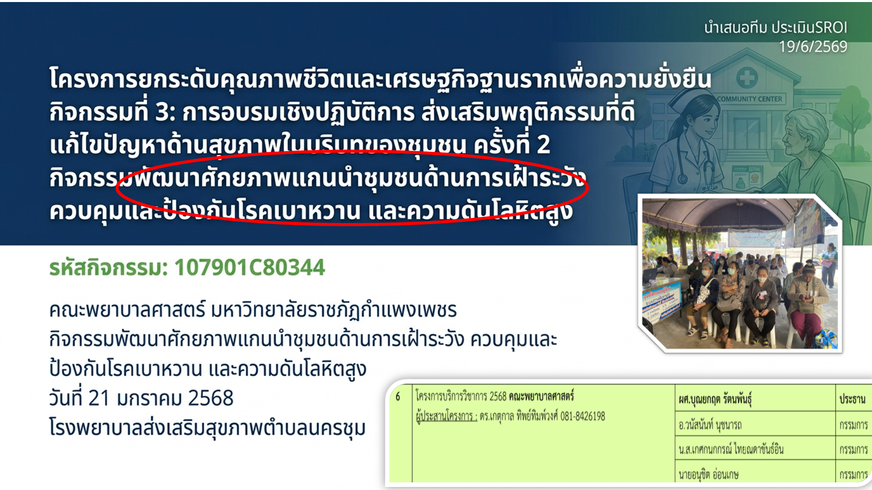 31. นำเสนอทีมประเมิน SRIO