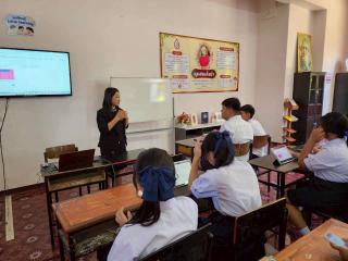 2. การแนะนำหลักสูตรเชื่อมโยงคณะพยาบาล มหาวิทยาลัยราชภัฏกำแพงเพชรและโรงเรียนเฉลิมพระเกียรติสมเด็จพระศรีนครินทร์ กำแพงเพชร ในพระราชูปถัมภ์สมเด็จพระเทพรัตนราชสุดาฯ สยามบรมราชกุมารี